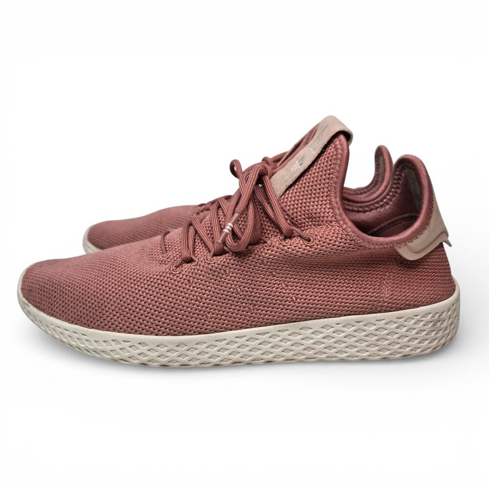 Adidas x Parrell Williams Hu Sneakers Women Ash Pink Breathable Lightweight 9 - Picture 2 of 8